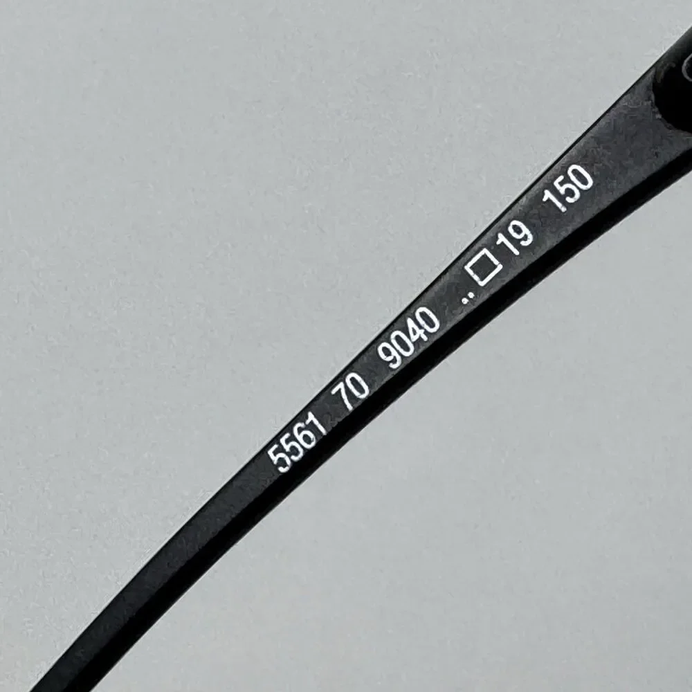 Silhouette 5561 70 9040 86D Rimless Eyeglass Frames Black 19-150 Austria